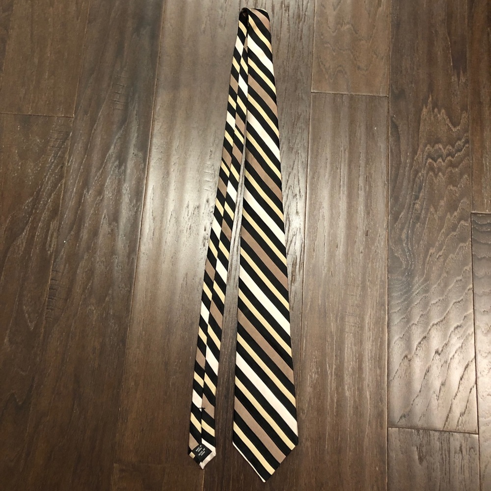 3/$40 Croft & Barrow Metallic Stripe Tie - Picture 3 of 7